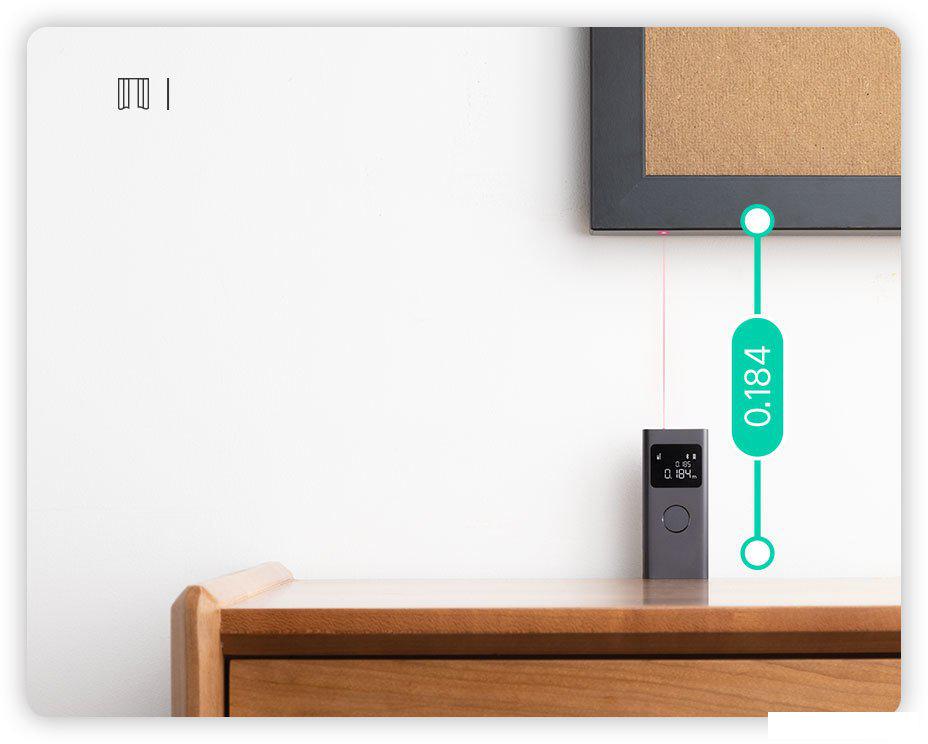 Лазерный дальномер Xiaomi Smart Laser Measure MJJGCJYD001QW