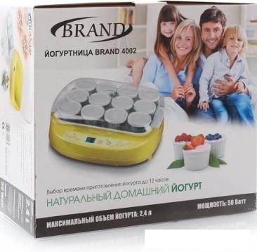 Йогуртница BRAND 4002 (желтый)