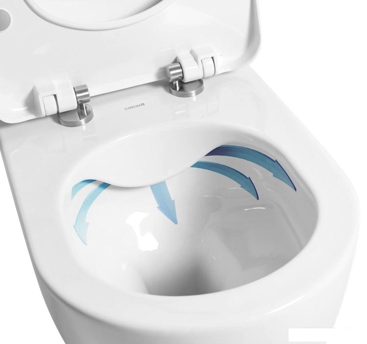Унитаз подвесной Creavit Free FE322-11CB00E-0000 (без сиденья)