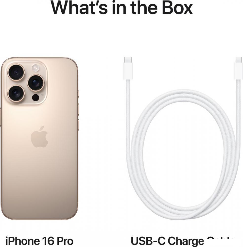 Смартфон Apple iPhone 16 Pro 128GB (пустынный титан)