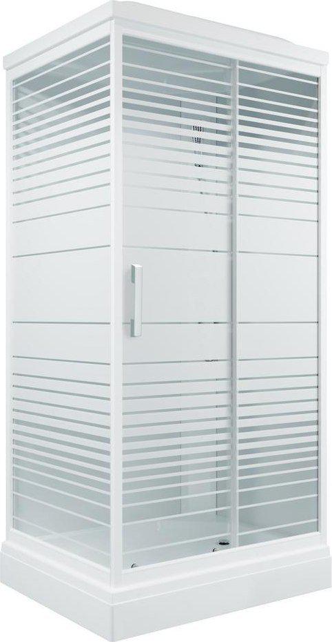 Душевые кабины Triton Квадро 100x80 А Полосы, ДН4