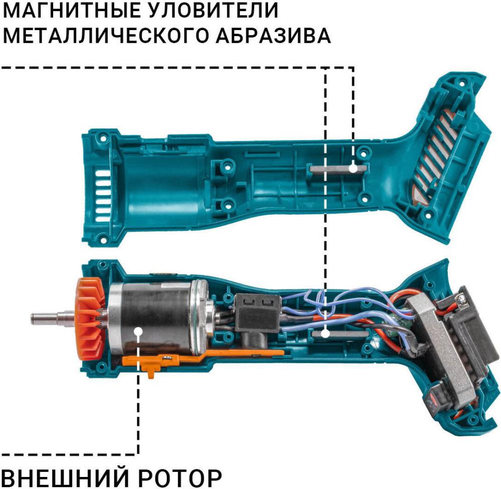 Угловая шлифмашина Bort BWS-21Li-Pro (без АКБ)