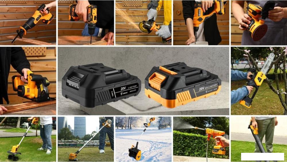 Снегоуборщик Deko ST20 085-4441 (с 1-им АКБ)