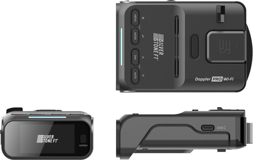 Радар-детектор SilverStone F1 Doppler Pro Wi-Fi