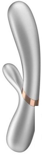 Вибраторы, секс-игрушки и БДСМ-атрибутика Satisfyer Hot Lover с функцией нагрева (серебристый)