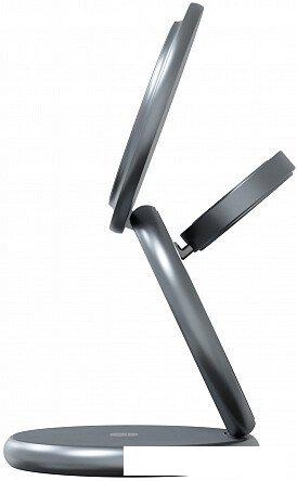 Беспроводное зарядное Magssory Signature Disc Pro для Apple 3 в 1 WCH073 (темно-серый)