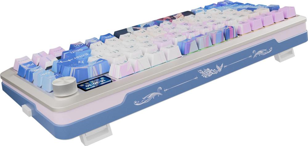 Клавиатура Redragon Flekact Pro (белый/сиреневый/синий)
