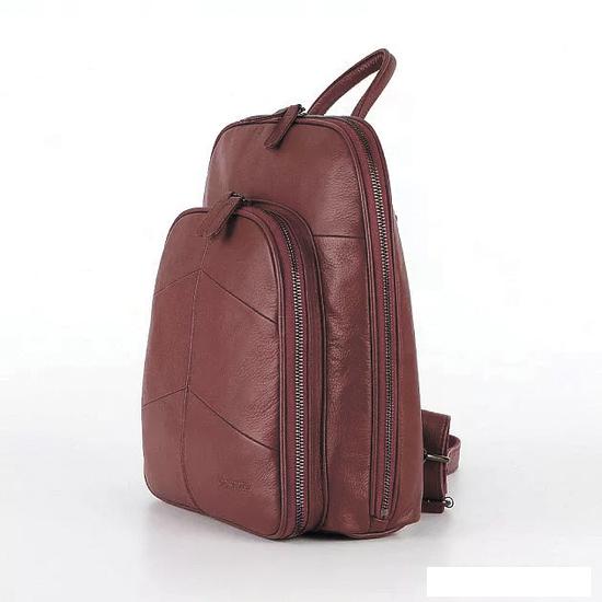 Городской рюкзак Poshete 827-254185-BRD (бордовый)