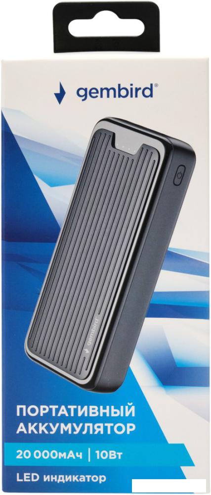 Внешний аккумулятор Gembird GPB-20