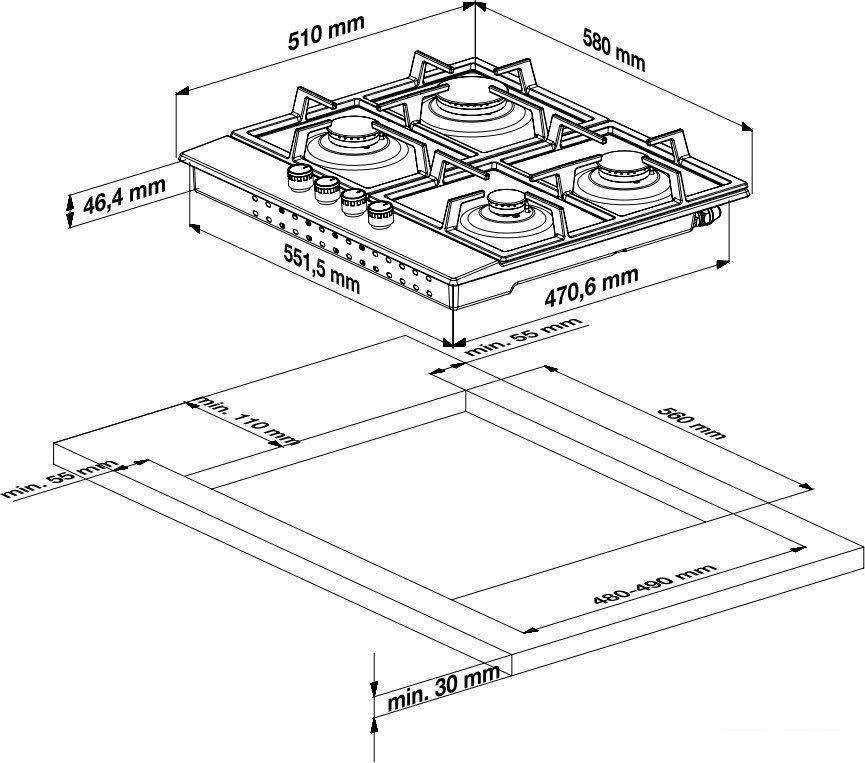 Варочная панель BEKO HILW 64235 S