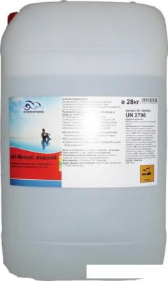 Химия для бассейнов, прудов и водоемов Chemoform pH-минус жидкий 28 кг