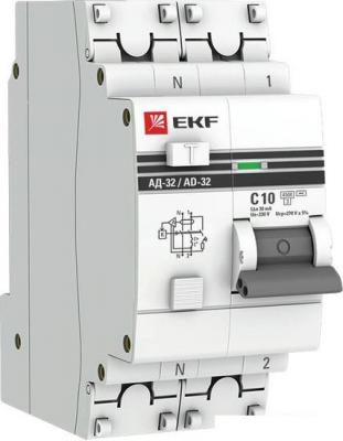 Дифференциальный автомат EKF АД-32-10A-30мА PROxima DA32-10-30-pro