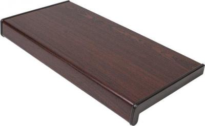 Подоконник VPL Премиум с заглушкой 450x1200 (махагон)