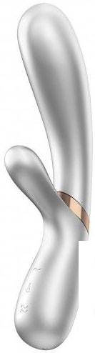 Вибраторы, секс-игрушки и БДСМ-атрибутика Satisfyer Hot Lover с функцией нагрева (серебристый)