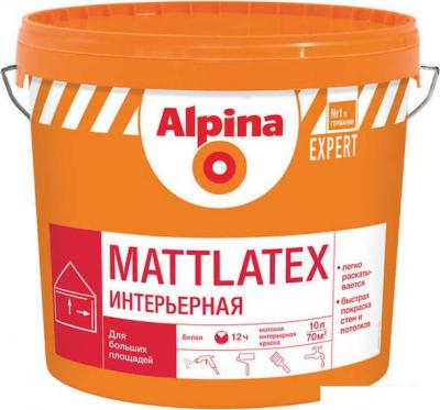 Краски и эмали Alpina Expert Mattlatex (белый, 15 л)