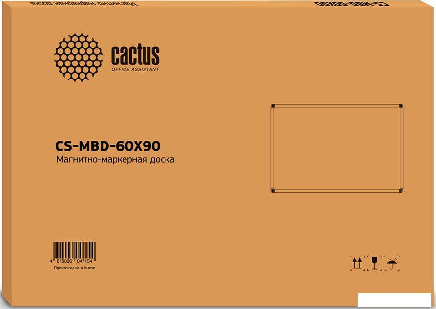 Магнитно-маркерная доска CACTUS CS-MBD-60X90