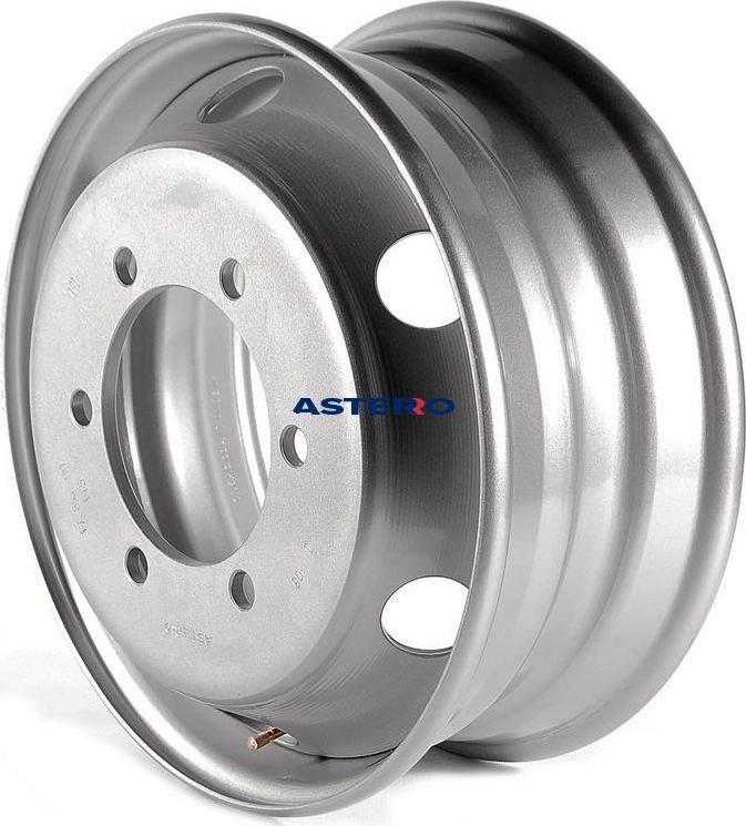 Штампованные диски Asterro 1711D 17.5x6.75" 6x205мм DIA 161мм ET 122мм Silver