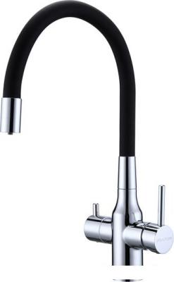 Смесители Paulmark Salix Sa213419-NI (черный/никель)