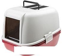 Туалет-домик Ferplast Magix (белый/розовый)