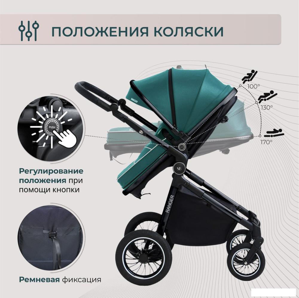 Детские коляски и аксессуары Sweet Baby Ranger 3в1 (Green Glossy)