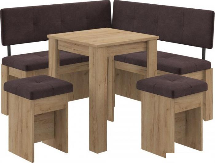Кухонный стол Genesis Мебель 60x60x76 (дуб золотой)