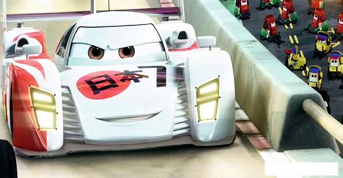 Обои ФабрикаФресок Тачки мультфильм из стены 903270 (300x270)