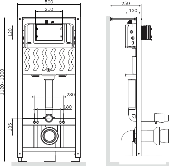 Инсталляция для унитаза AM.PM I012704