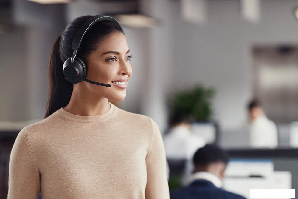 Офисная гарнитура Jabra Evolve2 65 MS Stereo USB-A (черный)