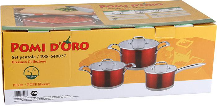 Набор кастрюль Pomi d'Oro Prezioso PSS-640027