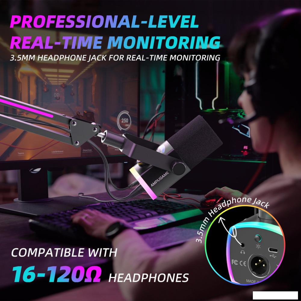 Микрофоны FIFINE AM8PROT (черный)