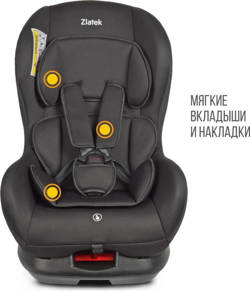 Детское автокресло Zlatek Галеон Lux KRES4008 (черный)
