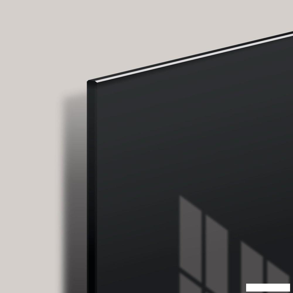 Офисные доски, флипчарты BRAUBERG стеклянная 60х90 см (черный)