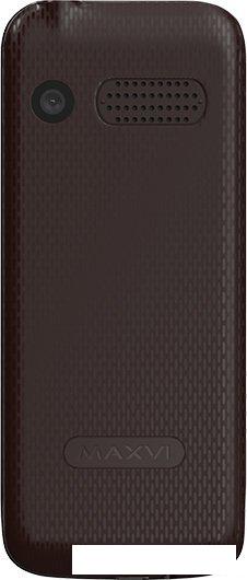 Кнопочный телефон Maxvi K15n (коричневый) Кнопочный телефон Maxvi K15n (коричневый)