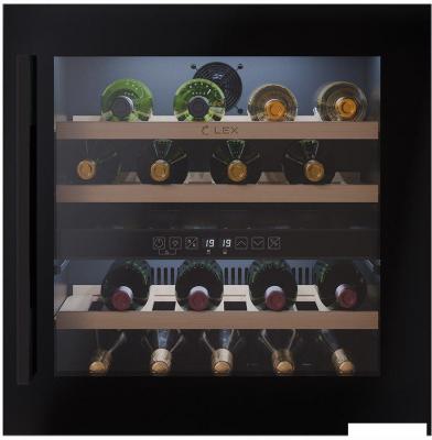 Винный шкаф LEX LWD6036BL Dual Zone