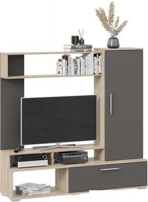 Стенка Трия Сиена (дуб сонома/графит серый)