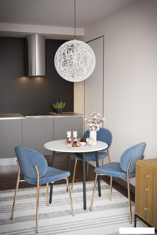 Кухонные столы и обеденные группы Калифорния мебель Медисон 80 (белый)