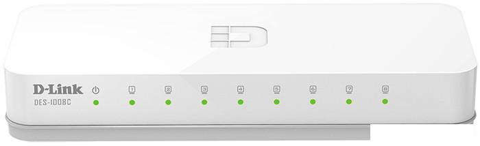 Неуправляемый коммутатор D-Link DES-1008C/A1A