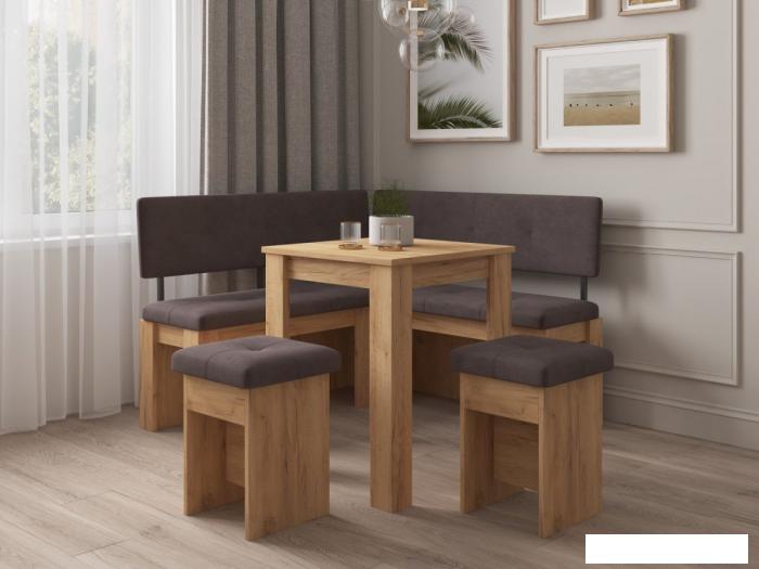Кухонный стол Genesis Мебель 60x60x76 (дуб золотой)
