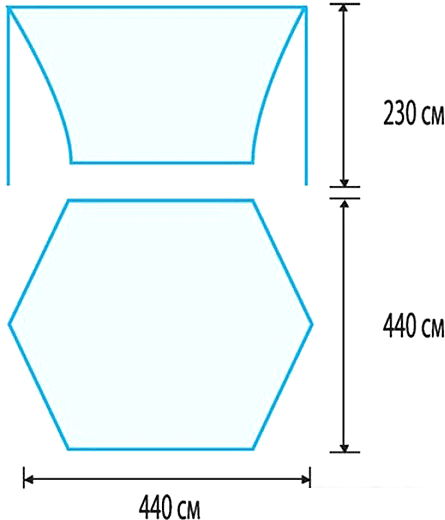 Шатры, тенты TRAMP Lite Тент 4.4x4.4 м TLT-036