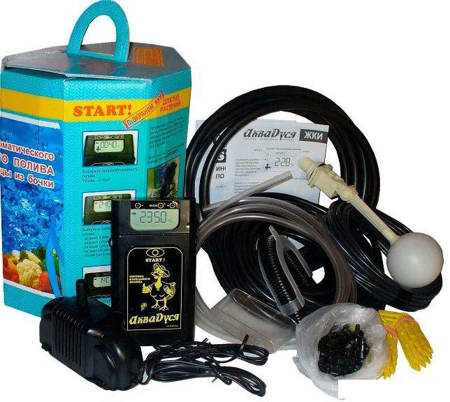 Система полива АкваДуся Start ЖКИ Система капельного полива от емкости на 50 растений