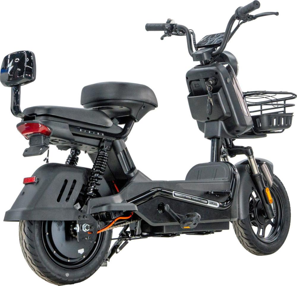 Электроскутер ZeuS Aurora (черный)