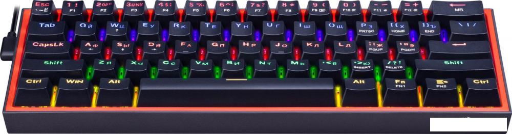 Клавиатура Redragon Fizz (Redragon Melt-Gold, черный/красный)