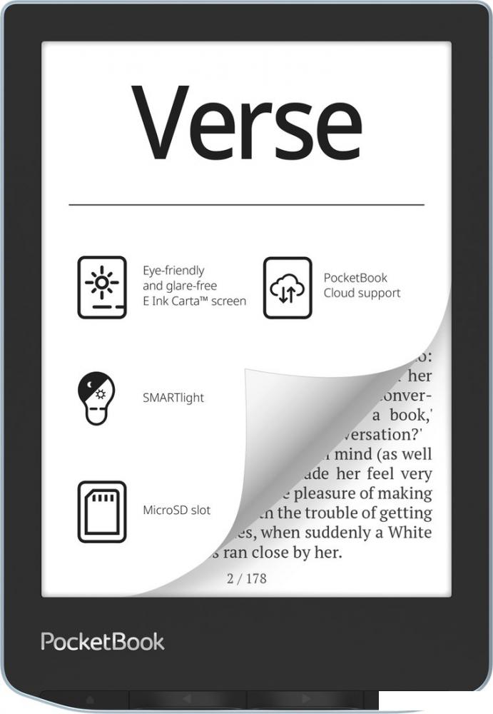 Электронная книга PocketBook 629 Verse Bright Blue