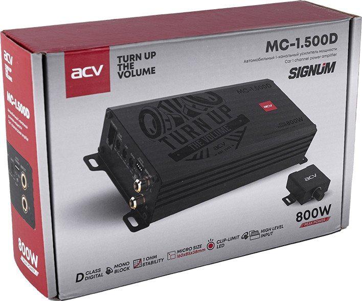 Автомобильные усилители ACV MC-1.500D