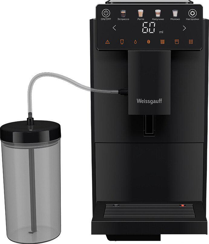 Кофемашина Weissgauff WCM-336 DB Touch Cappuccino