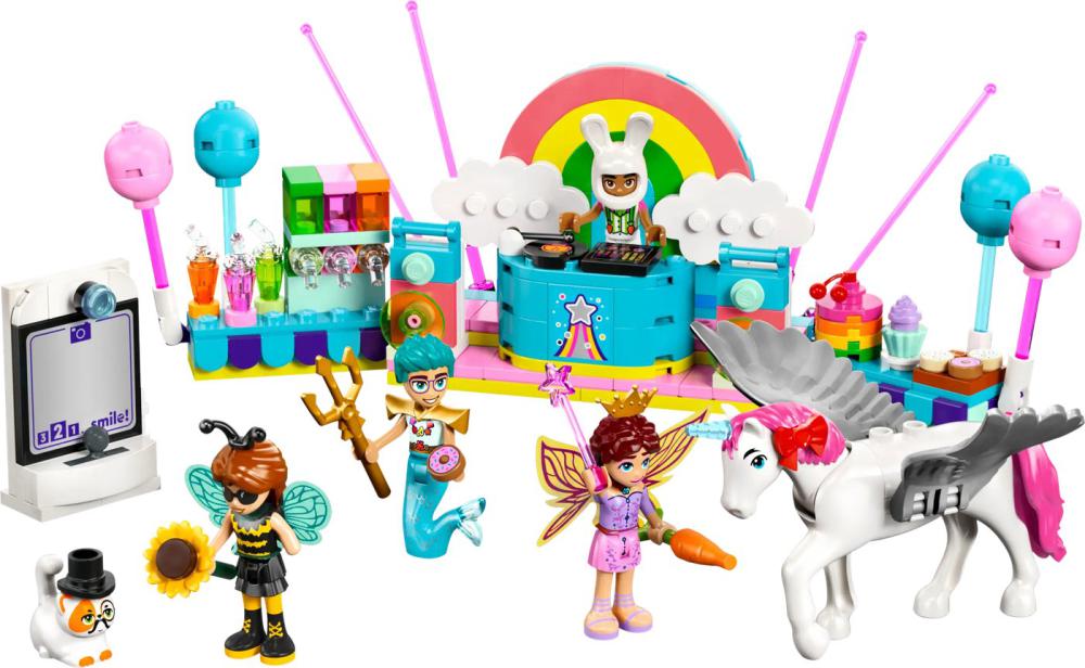 Конструкторы LEGO Friends Костюмированная вечеринка с единорогом и феей 42661