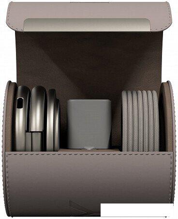 Беспроводное зарядное Magssory Signature Disc Pro для Apple 3 в 1 WCH073 (титановый)