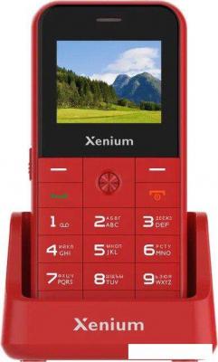 Телефон Xenium X718 (красный)