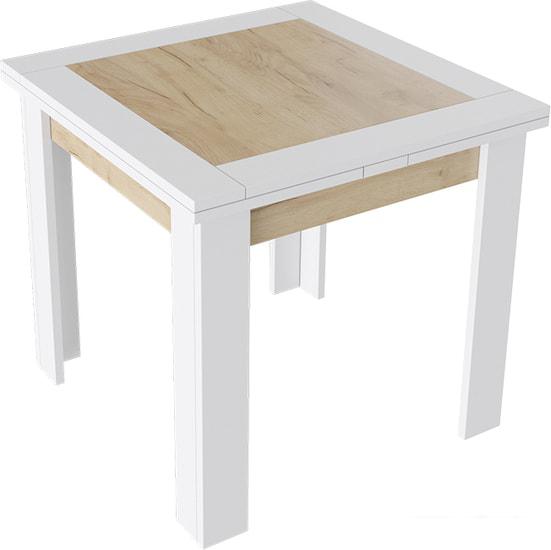 Кухонные столы и обеденные группы Трия Хьюстон тип 3 (белый/дуб крафт золото)