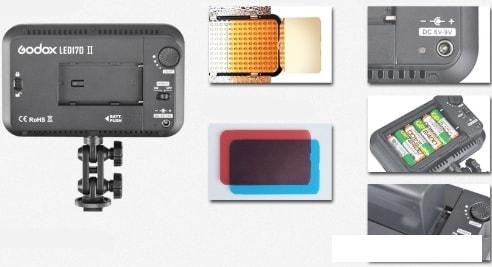 Вспышки, лампы и аксессуары для съемки Godox LED170 II накамерный